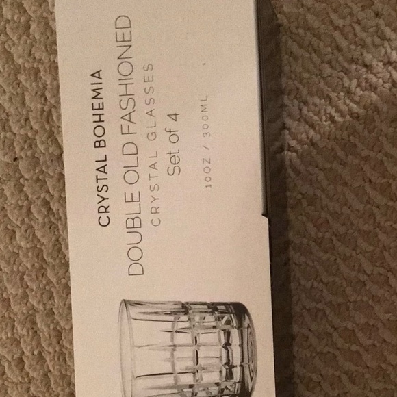 Crystal Old Fashion Glasses - Picture 2 of 2